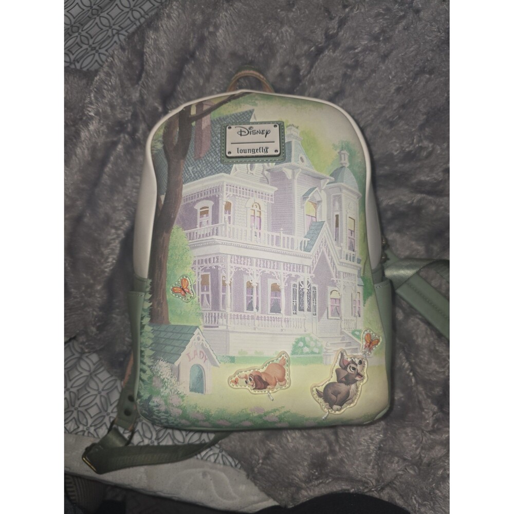 Loungefly Disney lady and the tramp mini backpack purse bookbag bag tote!